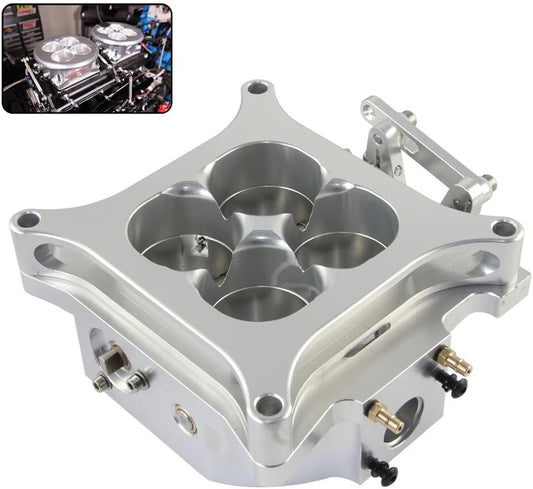 ya 2 8.24 baidi 1000CFM 4150 Flange Carburetor Throttle Body 1.75 Core 4 Barrel w/ 1 Spacer