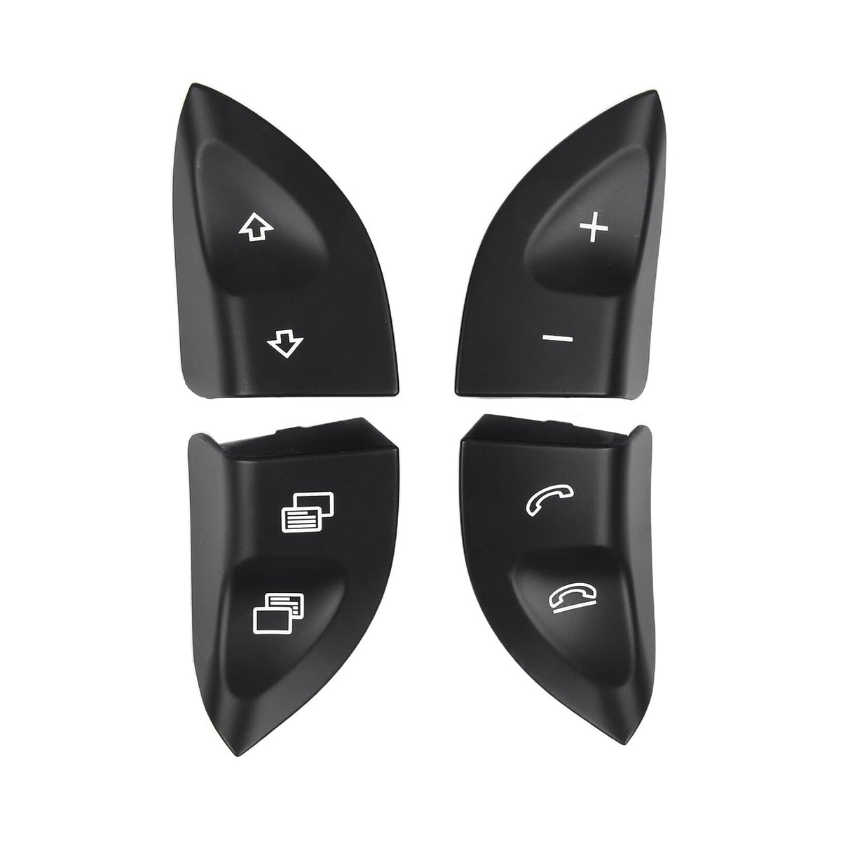 ya 23 10.7 baidi Steering Wheel Control Button Switch Cover for Mercedes W220,W215 Black,Durable
