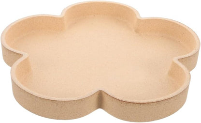 ya 5 8.10 Pot Flower-shaped Tray Office Style Serving for Coffee Table Themed Snack Food