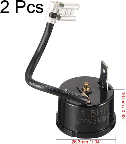 ya 26 10.21 baidi 2pcs Household zer Thermal Overload Protection Replacement 1125W 1.5HP