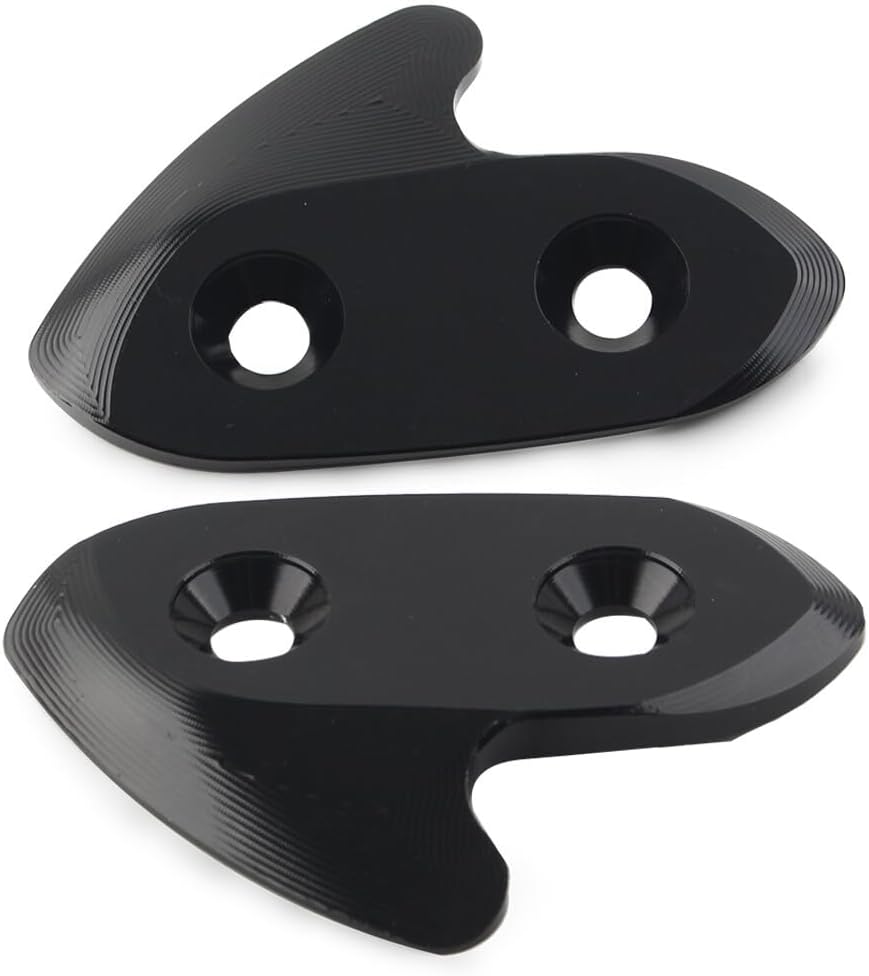 ya 23 10.7 baidi Rearview Mirror Block Off Base Plates Mount Black Fit for Yamaha R1 YZF YZF-R1 15-19