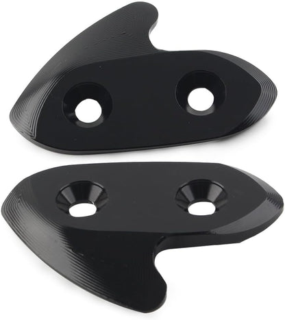 ya 23 10.7 baidi Rearview Mirror Block Off Base Plates Mount Black Fit for Yamaha R1 YZF YZF-R1 15-19