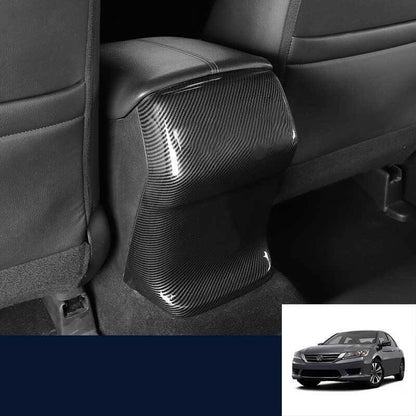 ya 2 8.15 for Honda for Accord LX 2013-2017 Carbon Fiber Rear Kick Panel Cover Trim ABS