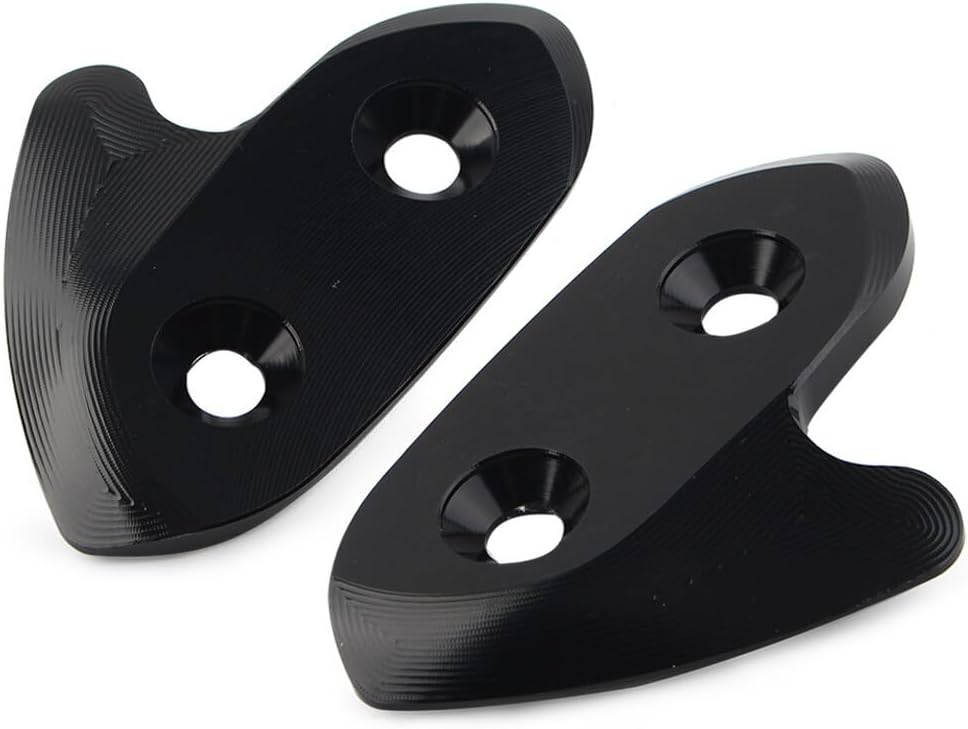 ya 23 10.7 baidi Rearview Mirror Block Off Base Plates Mount Black Fit for Yamaha R1 YZF YZF-R1 15-19