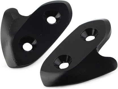 ya 23 10.7 baidi Rearview Mirror Block Off Base Plates Mount Black Fit for Yamaha R1 YZF YZF-R1 15-19