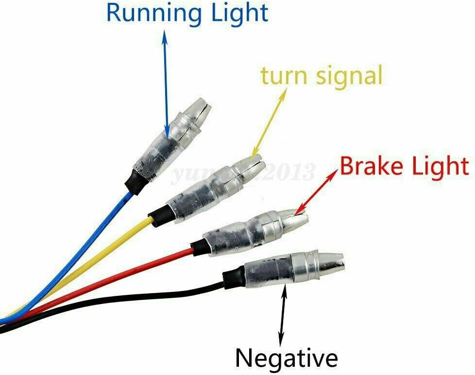 ya 7 8.24 baidi 4x LED Motorrad Blinker for Miniblinker Licht 12V Mit Fur Harley for Honda Universal