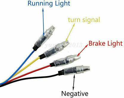 ya 7 8.24 baidi 4x LED Motorrad Blinker for Miniblinker Licht 12V Mit Fur Harley for Honda Universal