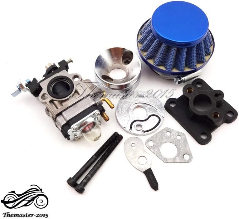 ya 6 8.24 baidi Racing Carburetor Air Filter Stack 2 Stroke 47cc 49cc Pocket Bike for Mini Moto ATV