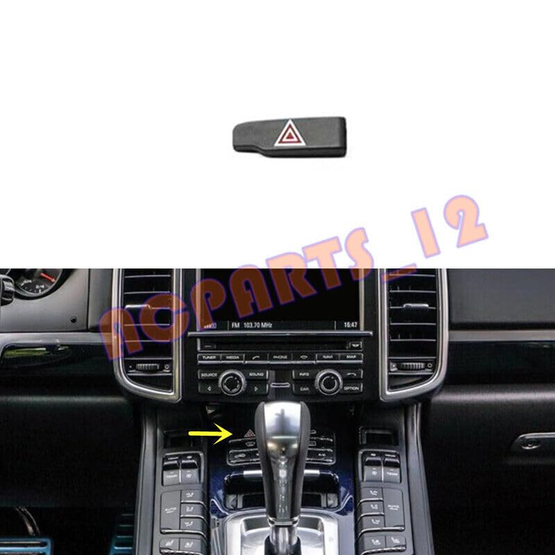 ya 8 8.24 baidi Hazard Warning Lights Control Button Replacement for Porsche for Cayenne 2011-2017