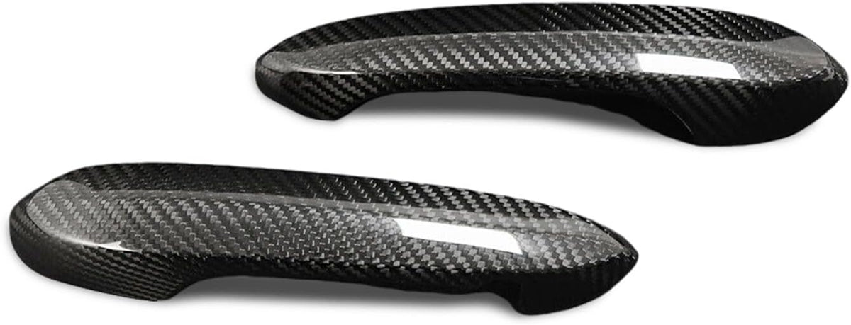 ya 10 9.16 baidi 2 Pack Real Carbon Door Handle Cover Trim for Toyota Supra A90 MK5 2019-2021-