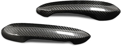ya 10 9.16 baidi 2 Pack Real Carbon Door Handle Cover Trim for Toyota Supra A90 MK5 2019-2021-