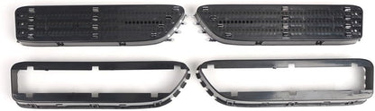 ya 2 8.15 Silver Black Side Grill Fender Vent Grille for for BMW E46 For M3 2001-2006
