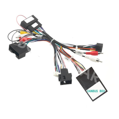 ya 6 8.24 baidi 16PIN Stereo Radio Power Wiring Harness Adapter Fit for Ford F150 W/Canbus Box
