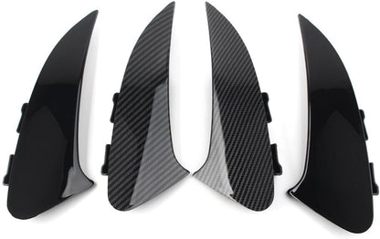 ya 4 8.14 Rear Bumper Lip Chin Spoiler Lower Splitter for Mercedes-Benz CLA C118 2020 Blk