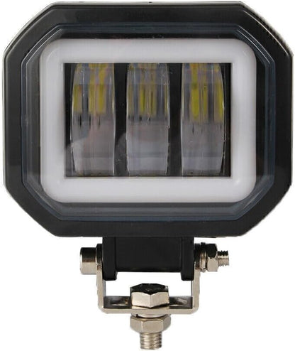 ya 4 8.10 Motorrad Vierkant LED Arbeitsleuchte Leiste 12V 24V Tragbar Strahler 2Stk 4 Zoll