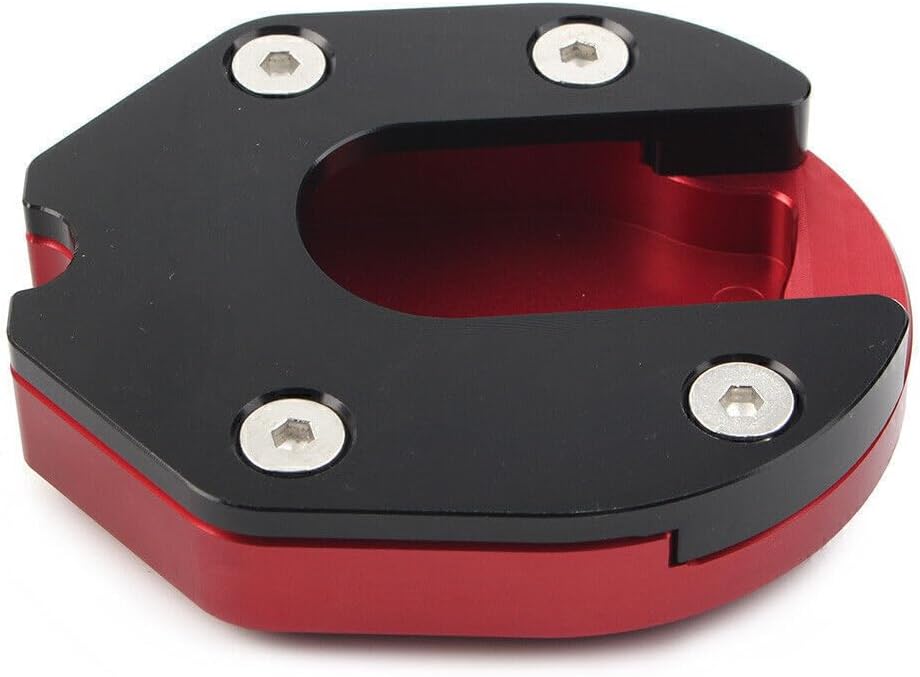 ya 4 8.8.2 Kickstand Enlarge Plate Pad Red Fit for Honda Forza 350 300 250 125 2018 2019-2021