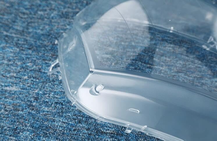 ya 4 8.14 Headlight lens transparent protective cover + glue for Mercedes GL-Class W164 2006-11 left-hand drive 