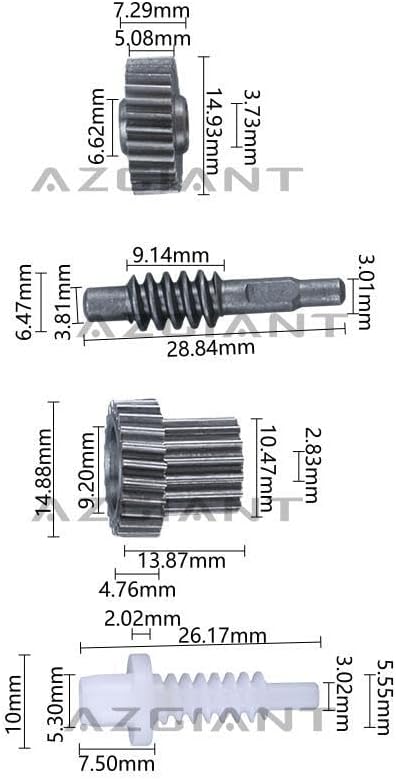 ya 11 9.14 baidifor 2001-2007 for Toyota Sequoia SIDE VIEW MIRROR FOLD MOTOR GEAR KITS
