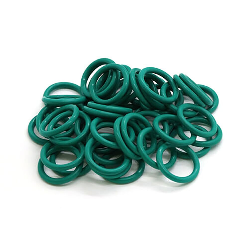 ya 15 10.19 baidi O-Ring 5-220mm Thickness 1.9mm Fluorine Rubber Sealing Ring Zero Ring Green-10