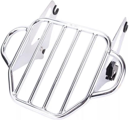 ya 12 10.8 baidi Detachable two-way luggage rack suitable for Harley '09-'23 Road King Street Glide chrome