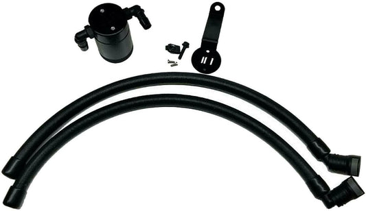 ya 4 8.8.2 Black JLT3016P-B Billet Oil Separator Capture for 11-21 for Ford F-150 5.0 V8 Coyot