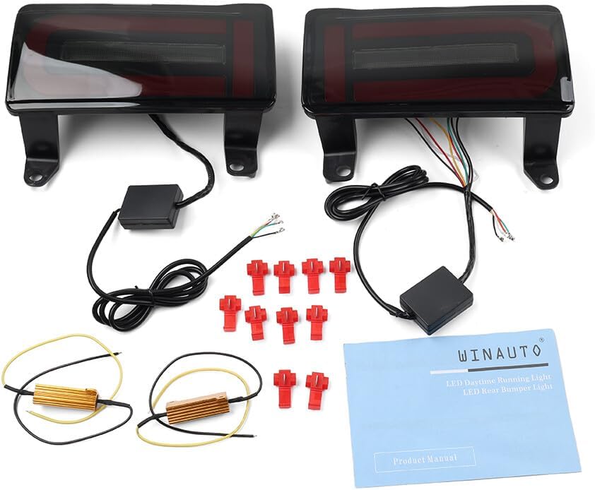 ya 4 8.10 Rear Bumper Turn Signal Brake Light for Toyota FJ Cruiser 2007-2022