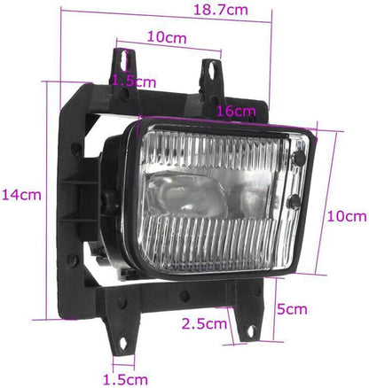 ya 4 8.14 Suitable for BMW E30 318i 318is 325i 1985-1993 1 pair of front bumper transparent fog lights 