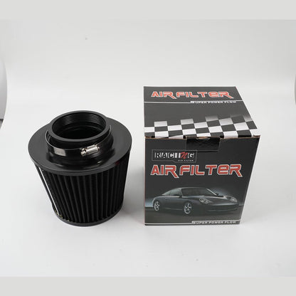 ya 13 9.15 baidi 3 76mm Black Dry Air Filter Cold Air Intake Cone Replacement High Flow Inlet