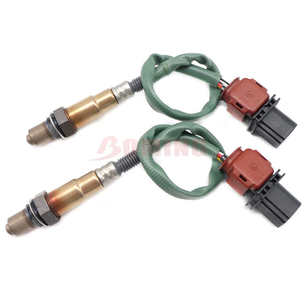 ya 4 8.14 2-Piece Set Upstream O2 Oxygen Sensor for Ford Edge Escape Explorer F-150 Focus 