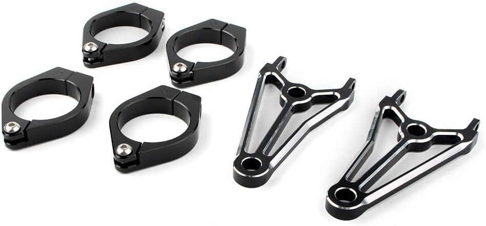 ya 4 8.8.2 for Cafe Racer 41mm blk Motorcycle Headlight Mount Bracket Fork Head Lamp Holder