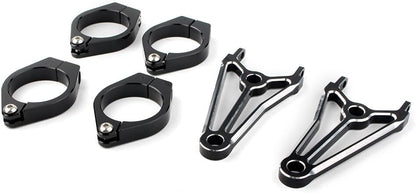 ya 4 8.8.2 for Cafe Racer 41mm blk Motorcycle Headlight Mount Bracket Fork Head Lamp Holder