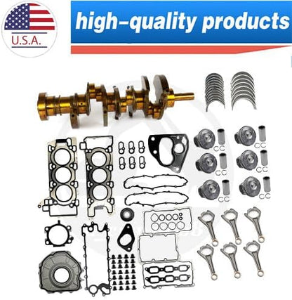 ya 11 9.14 baidiEngine Gasket Kit-Crankshaft -Conrod AJ126 Fits for Jaguar for Land Rover 3.0L V6 Engine