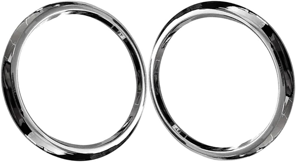ya 9 10.24 2Pcs Front Fog Light Lamp Ring Chrome Frame 670065940 Fit For 2018-2020 for Levante
