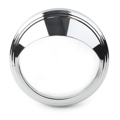ya 9 10.24 Fit Harley with 5 Speedometer Aluminum Bezel Chrome Trim Ring Visor Cover