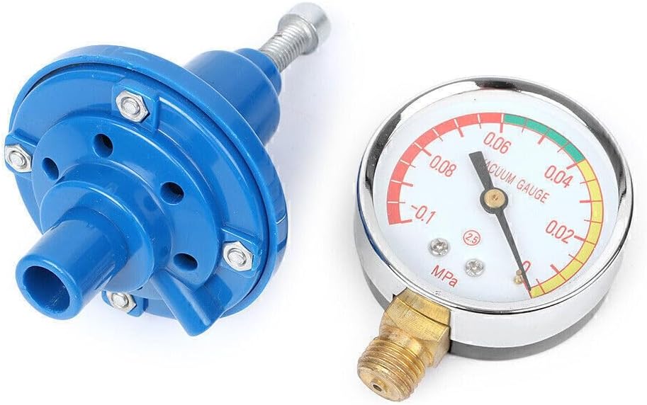 ya 4 8.24 baidi Vacuum Regulator+Gauge Tee Adapter:Pulsator Surge Devanal Milker Kit Cow/Goat