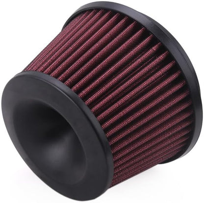 ya 13 9.15 baidi 3 75mm Car Power Intake Air Filter Dual Funnel Adapter Air Cleaner With Logo