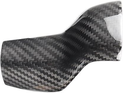ya 4 8.14 Gear Shift Knob Cover Trim for Cadillac XT4 2018-2020 Carbon Fiber Black Car