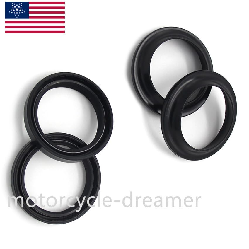ya 13 9.15 baidi for Yamaha Fork Dust Wiper Seals Kit XT1200Z Super Tenere XP500 T-MAX 500 08-16