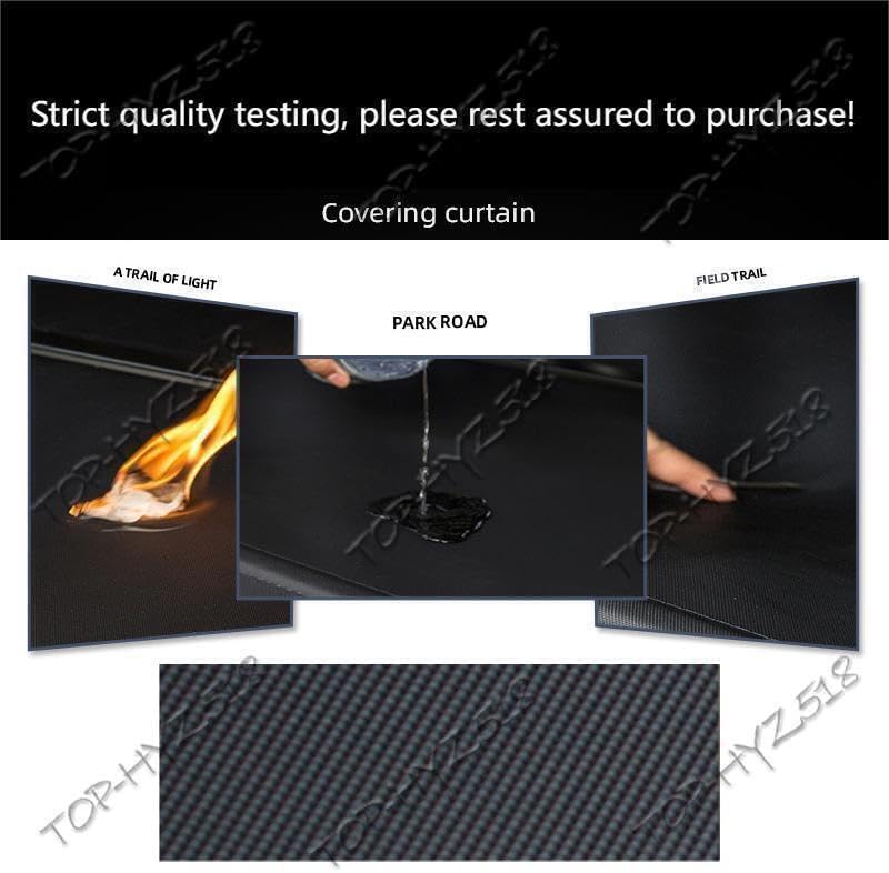 ya 2 8.15 for for Lincoln Nautilus 2019-2022 Trunk Cargo Cover Luggage Shield Shade Canvas B