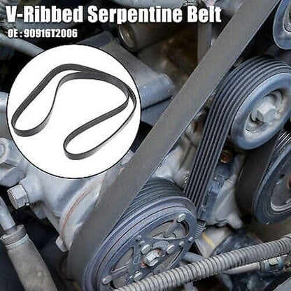 ya 5 8.24 baidi 90916T2006 Automotive V-Belt Serpentine Drive Belt for Toyota Hilux Pickup 04-15