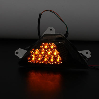 ya 4 8.14 Front LED Turn Signals Lights for Kawasaki NINJA 250 300 400 650 1000 Ninja ZX6R