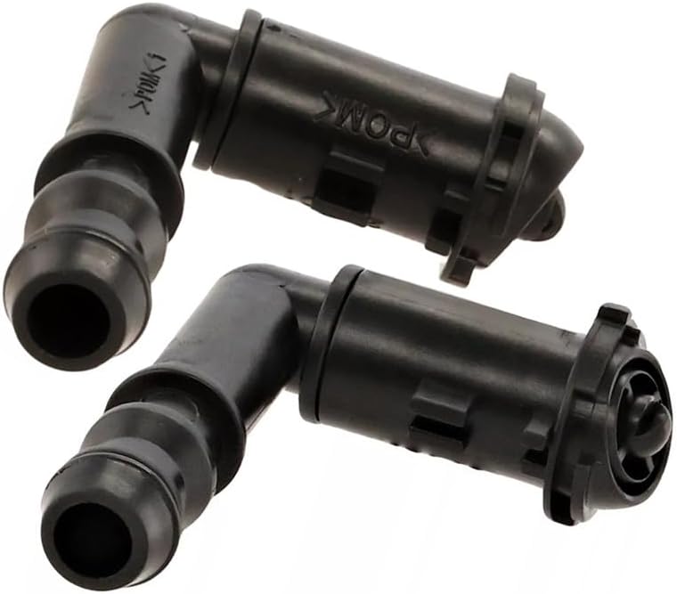 ya 12 10.8 baidi 2X For CTS 2008-2009 Left+Right HeadLight Washer Spray Nozzle Black Plastic