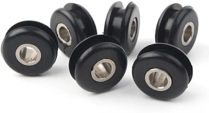 ya 4 8.10 6pcs Gas Fuel Tank Mounts For Harley Softail FXWG Gas Tank Mount Rubber Grommet