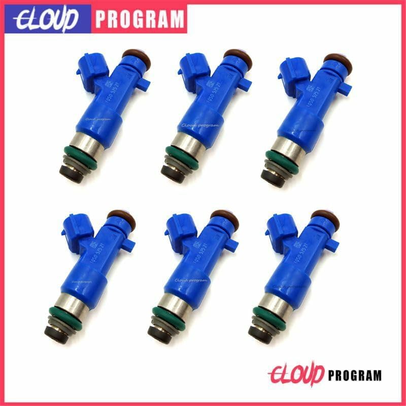 ya 12 10.8 baidi 6PCS NEW 550cc Fuel Injectors for Infiniti G37 for Nissan GT-R 3.8 V6 16600-JF00A