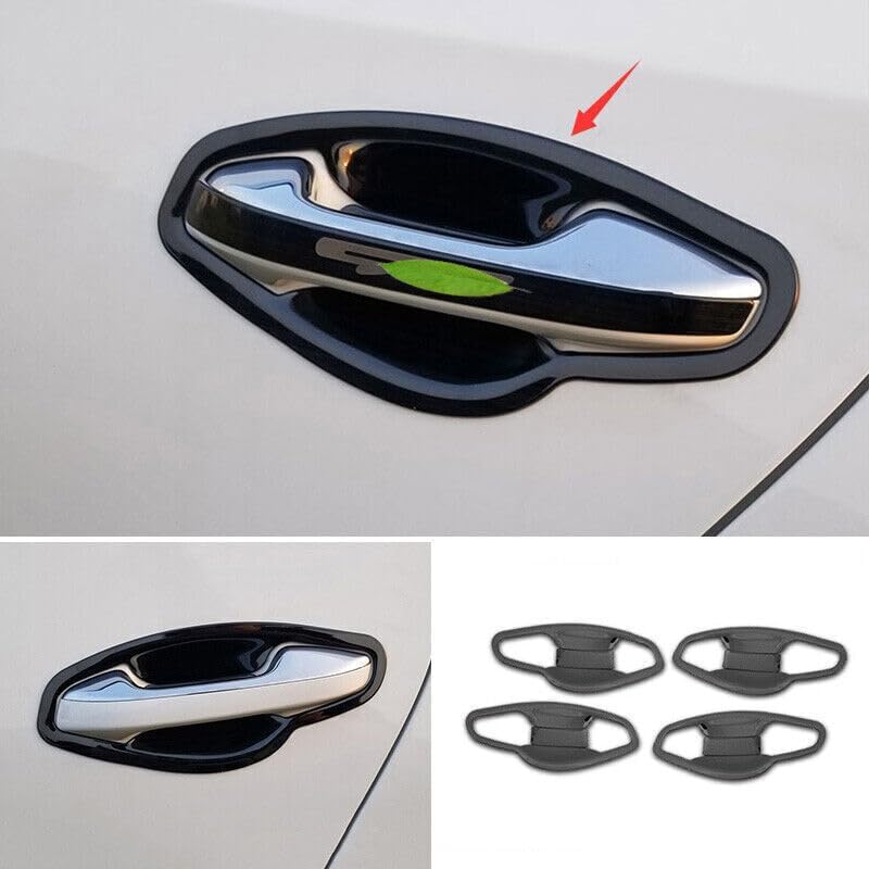 ya 2 8.15 for Kia Forte K3 2019-2023 Steel Black Exterior Side Door Bowl Cover Trim 8 pcs 