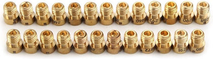 ya 2 8.15 25Pcs Carburetor Main Jet Kit Fit For Dellorto PHBG SHA 5mm #55-#115 Motor cl
