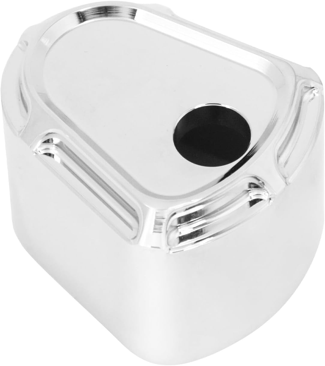 ya 4 8.14 Chrome Ignition Switch Cover Fit for Harley Electra Road Street Glide 2007-2013