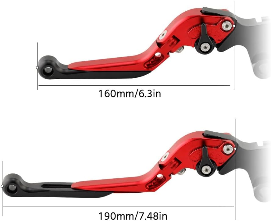 ya 4 8.14 Adjustable Folding Extendable Clutch Brake Lever for Yamaha YZF R15 V4 2022-2024