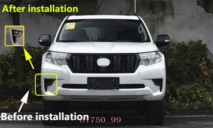 ya 9 10.24 Suitable for Toyota Prado LC/FJ150 2018-2019 LED front fog light bumper light pair replacement parts