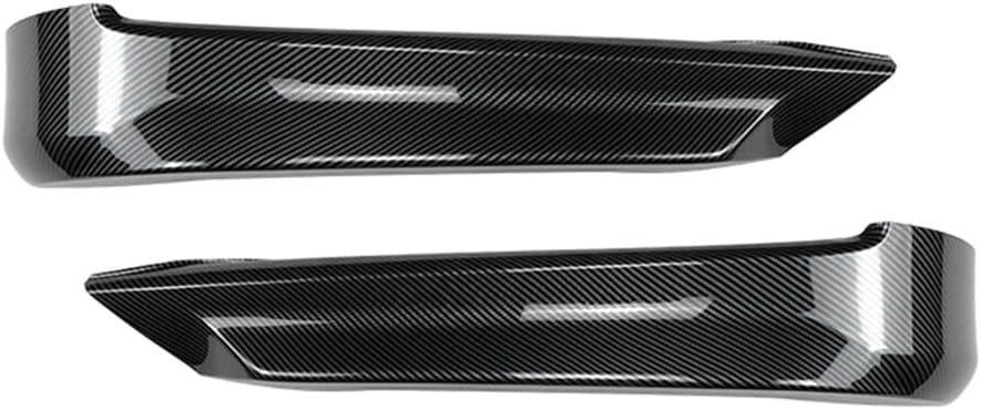 ya 2 8.15 Front Bumper Lip Aprons Carbon Black for BMW 3 Series E90 E91 320i 330i 2005-08